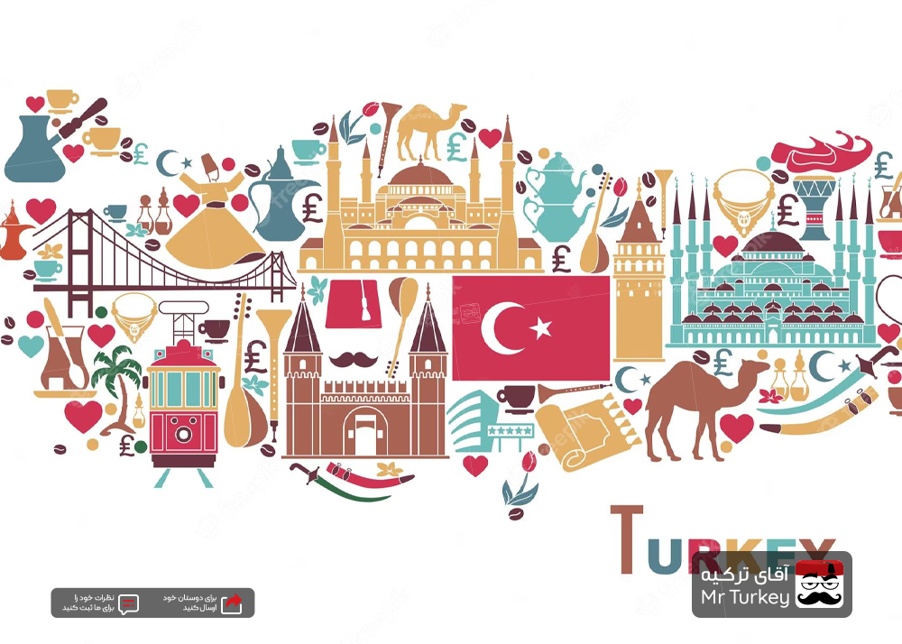 نماد های ترکیه، ترکیه به چه چیزهایی معروف است