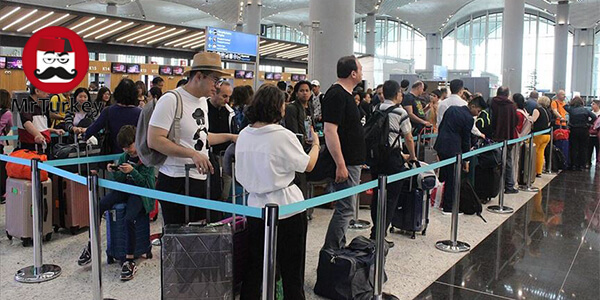 کنترل پاسپورت در فرودگاه استانبول در عرض 18 ثانیه