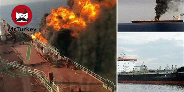 انفجار نفتکش حامل گاز ال پی جی در بندر ترکیه