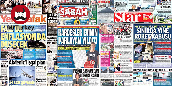 عناوین روزنامه‌های 24 ژوئیه 2019 در ترکیه