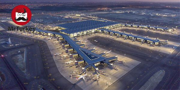 تصویربرداری هوایی از فرودگاه «استانبول» ترکیه