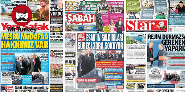 مهم‌ترین عناوین روزنامه‌های 28 اوت 2019 ترکیه