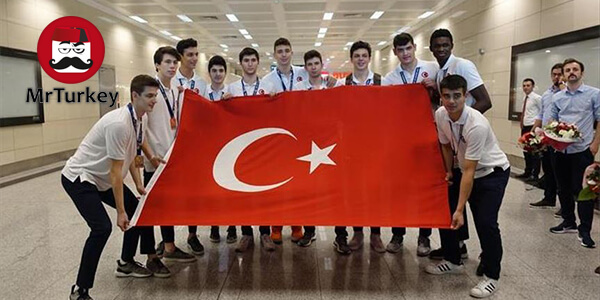 پیروزی تیم بسکتبال نوجوانان ترکیه در مقابل بوسنی و هرزگوین