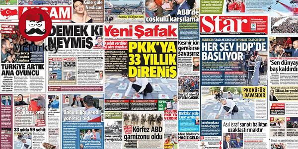 مهم‌ترین عناوین روزنامه‌های امروز ترکیه