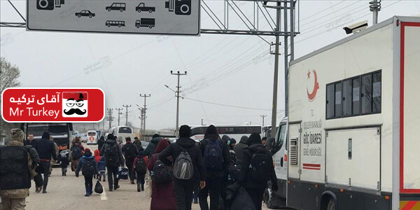 ترکیه پناهجویان بازگشته از مرز یونان را قرنطینه کرد